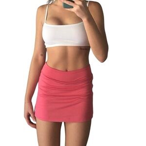 ✨SOLD✨PEACHY PINK DRI-FIR NIKE TENNIS SKIRT! (Never worn!)